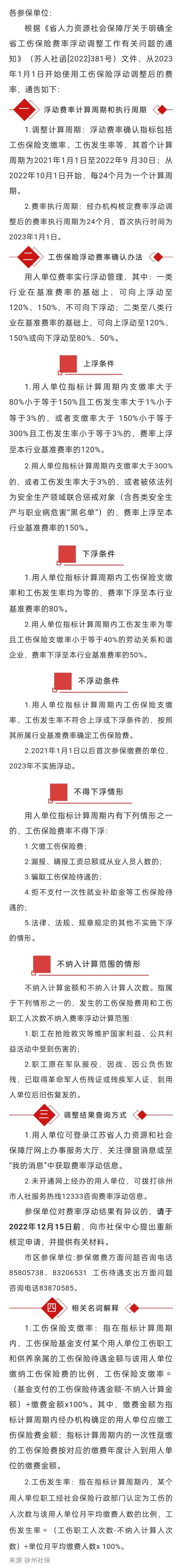 2022.12.06 徐州市2023年度工傷保險(xiǎn)費(fèi)率調(diào)整通知！可登陸江蘇智慧人社單位網(wǎng)辦大廳，查看我的辦件，及時(shí)了解明年工傷保險(xiǎn)費(fèi)率情況！.jpg